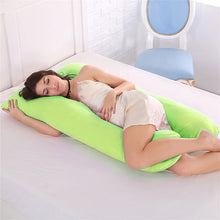 Load image into Gallery viewer, U-shaped Large Pregnancy Pillows Comfortable Maternity Belt Body Pregnancy Pillow Women Pregnant Side Sleepers Cushion for Bed