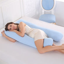 Load image into Gallery viewer, U-shaped Large Pregnancy Pillows Comfortable Maternity Belt Body Pregnancy Pillow Women Pregnant Side Sleepers Cushion for Bed
