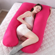 Load image into Gallery viewer, U-shaped Large Pregnancy Pillows Comfortable Maternity Belt Body Pregnancy Pillow Women Pregnant Side Sleepers Cushion for Bed
