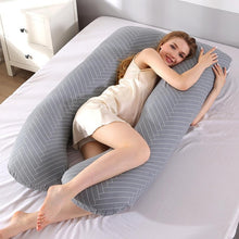 Load image into Gallery viewer, U-shaped Large Pregnancy Pillows Comfortable Maternity Belt Body Pregnancy Pillow Women Pregnant Side Sleepers Cushion for Bed
